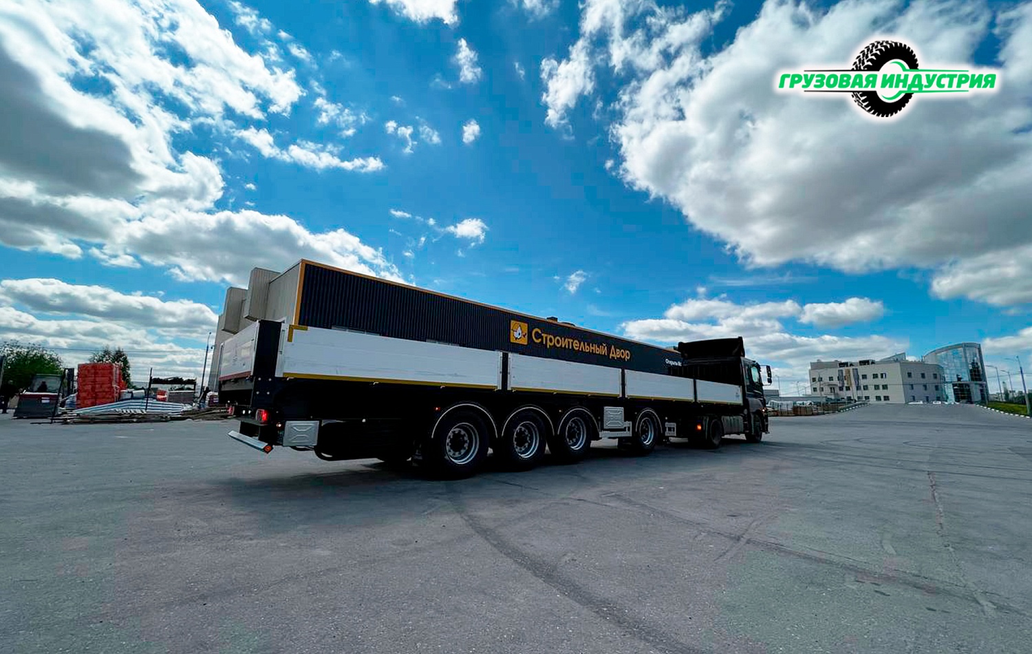 Отгрузка бортовой платформы Тонар  В4-13VK г. Москва